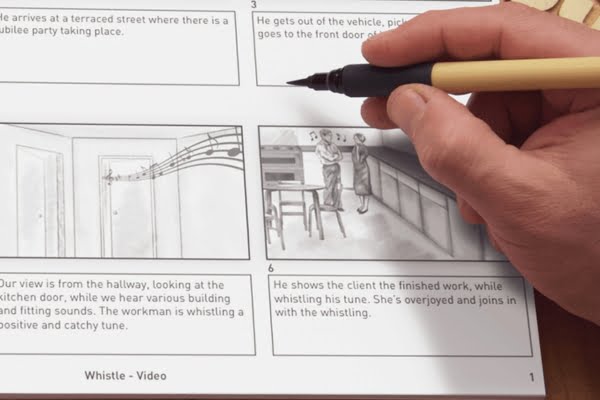 Chú thích cảnh trong Storyboard