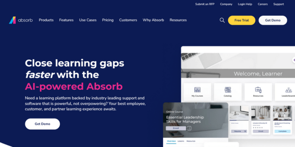 Absorb LMS là một nền tảng quản lý học tập